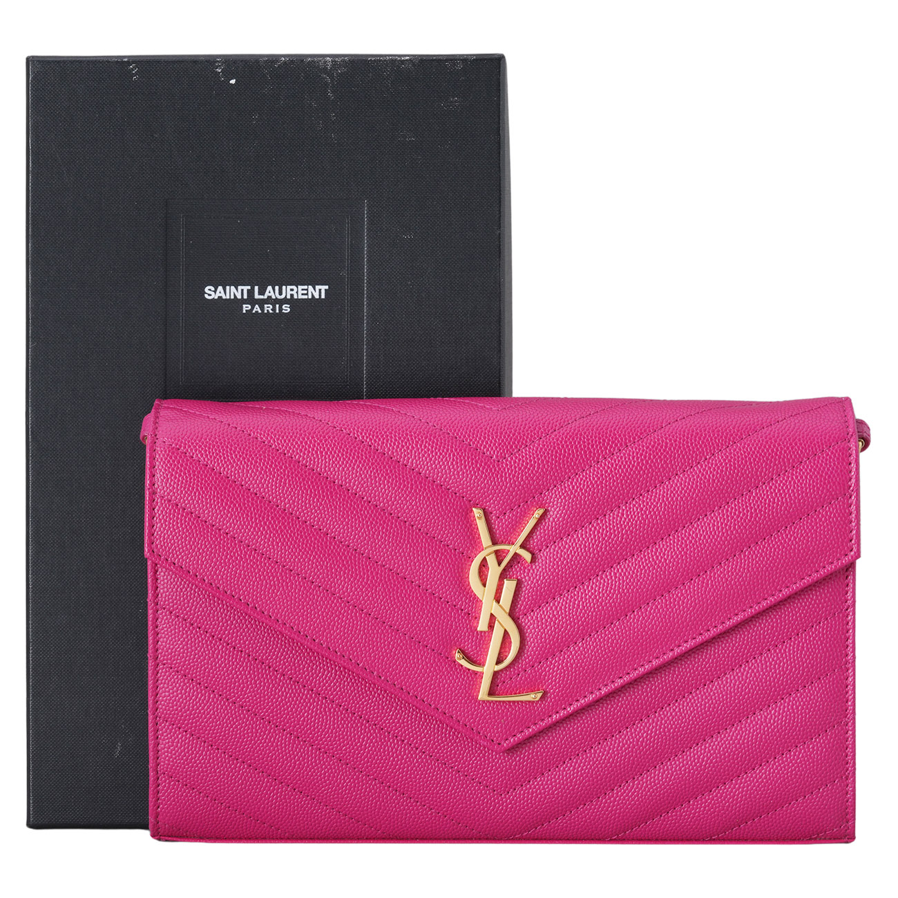 YVES SAINT LAURENT(USED)생로랑 360452 엔벨로프 WOC